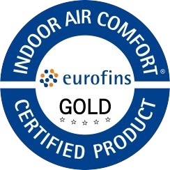 Marca de certificación Indoor Air Comfort Gold