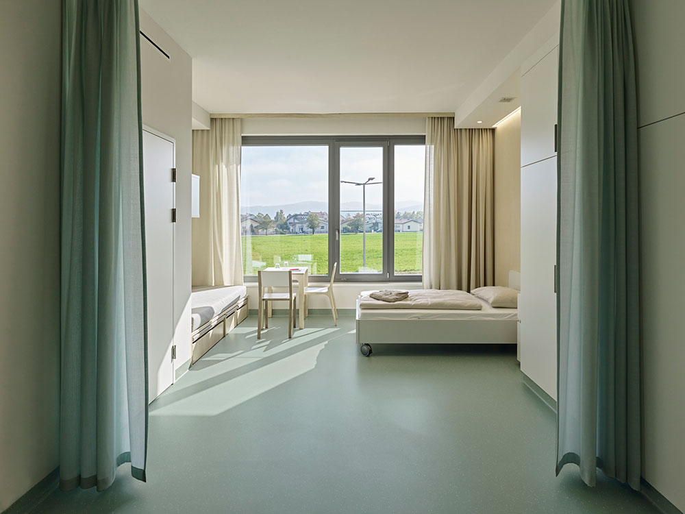 Feel-good atmosphere in the rooms of a rehabilitation centre