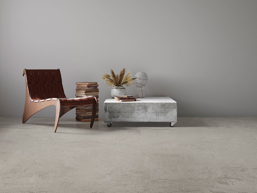 Von klassisch bis Industrial - der Bodenbelag norament 926 castello fügt sich perfekt in jedes Ambiente ein.