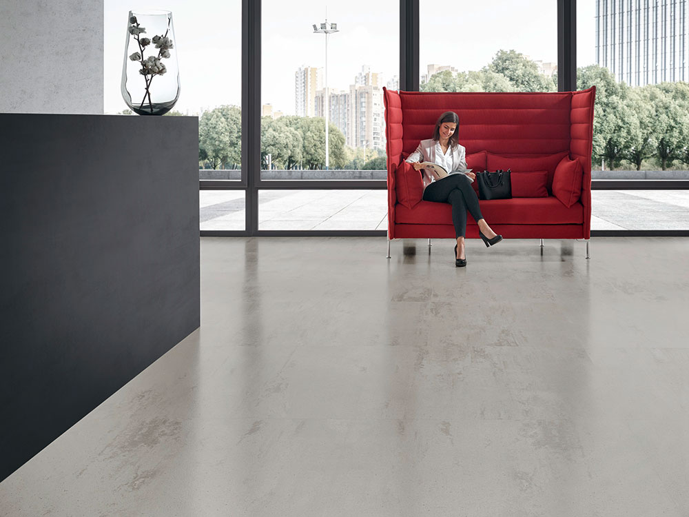 Un design d'intérieur attrayant qui répond aux exigences les plus élevées avec le revêtement de sol norament 926 castello