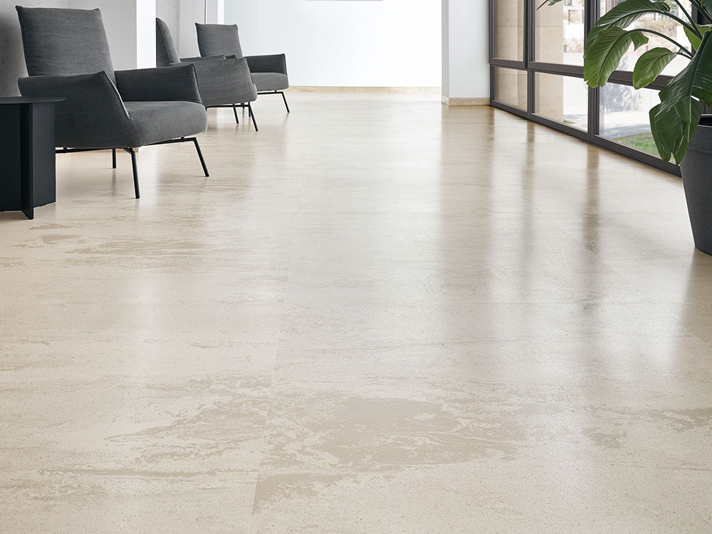 Raumwirkung norament 926 castello Kautschuk-Bodenbelag