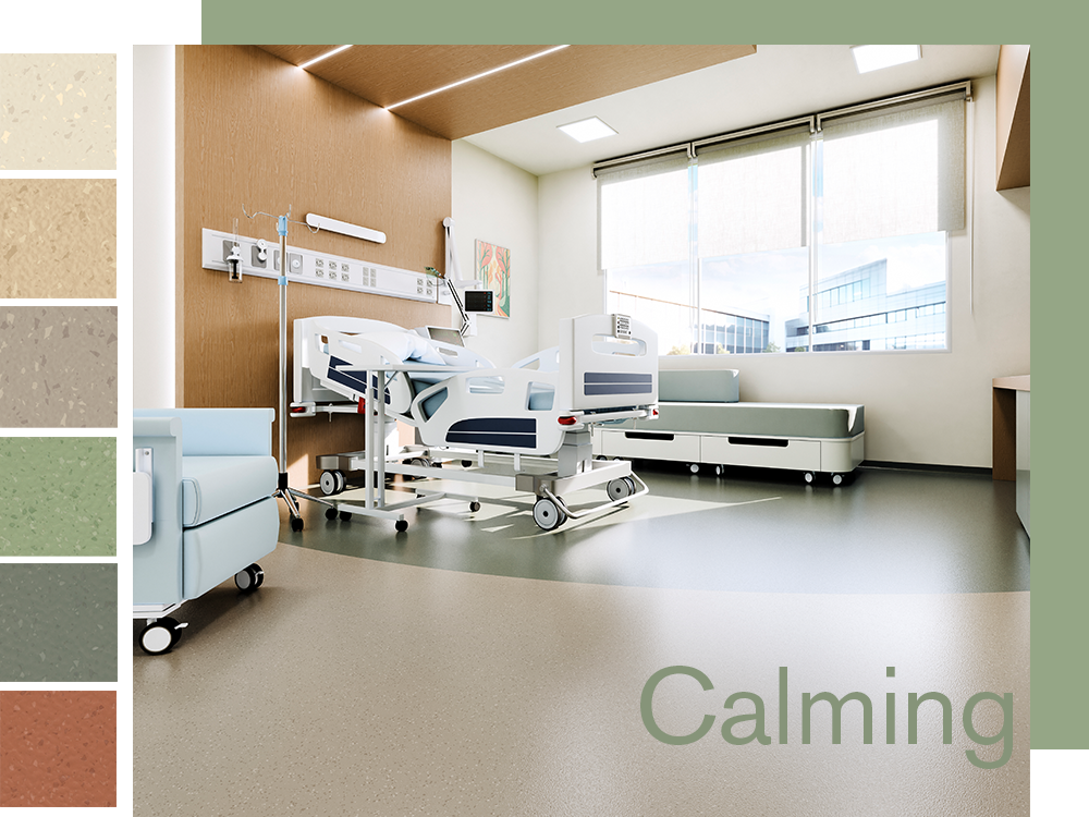 norament satura Farbspektrum "calming" - beruhigend