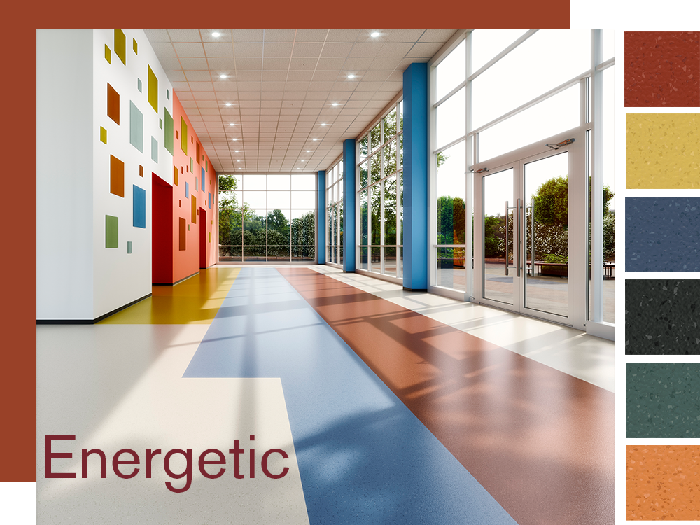 norament satura Farbspektrum "Energetic" - energetisch