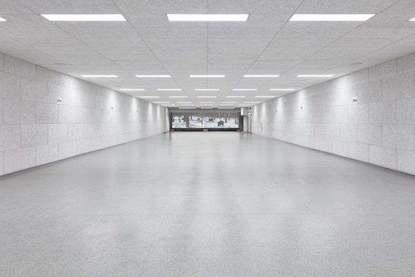 Schießkino und Mehrdistanzanlage Steinenbronn mit Bodenbelag norament 945 grano